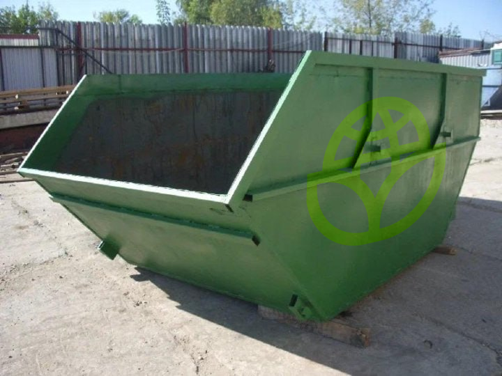 Контейнер 8 кубов лодочка для мусора